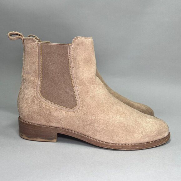 Thursday Boot Company Tan Suede Chelsea Boots - Picture 1 of 14